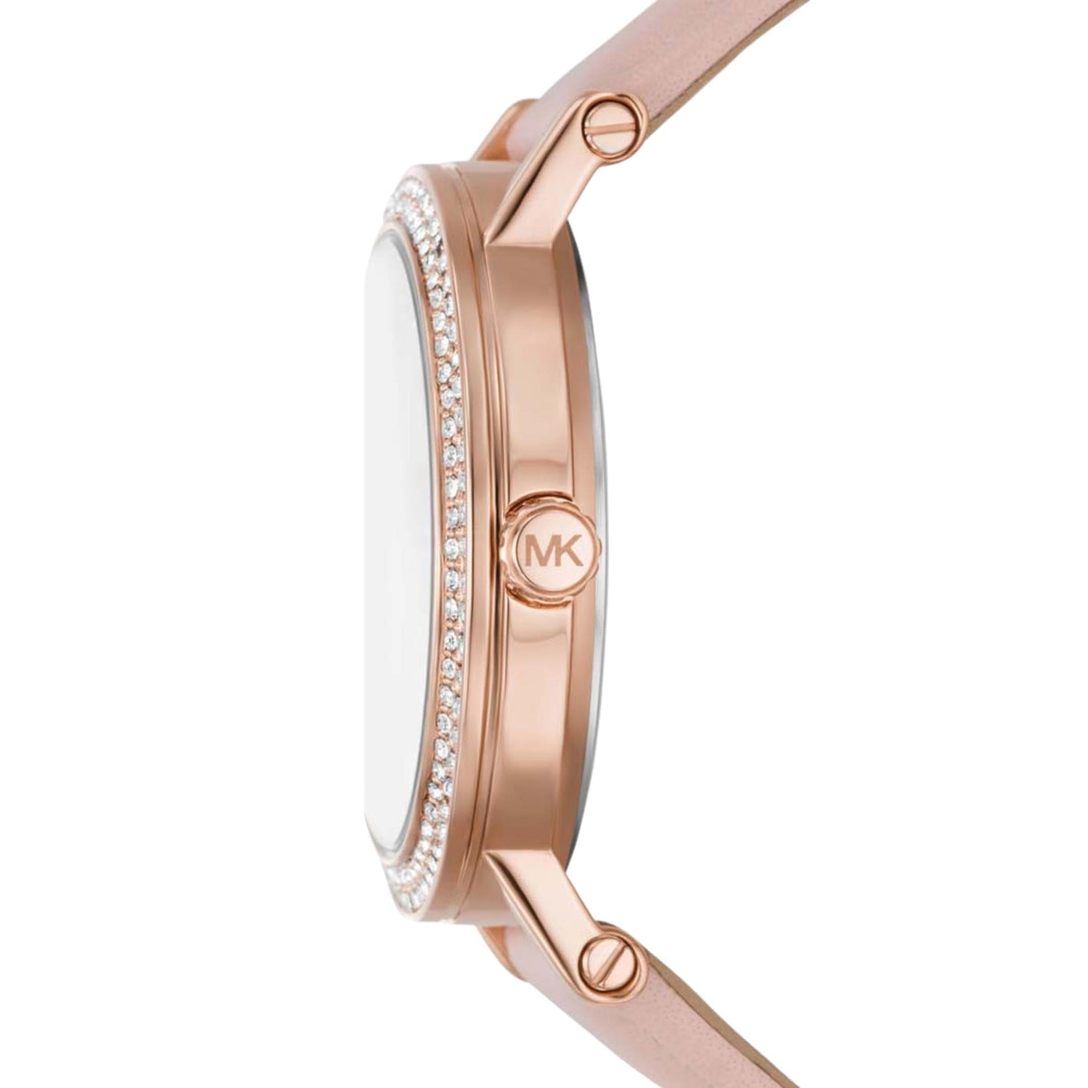Michael Kors Corey 38mm Rose Gold Dial Rose Gold-Tone Steel Ladies Quartz Watch MK7552