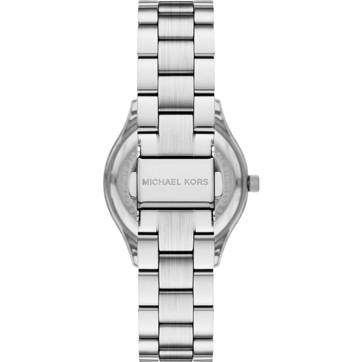 Michael Kors Slim Runway 32mm Silver Dial Steel Ladies Quartz Watch Gift Set MK7563SET