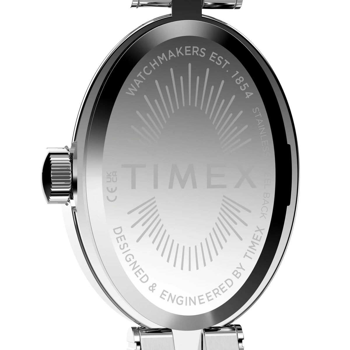 Timex Trend Cavatina 19mm Silver Dial Steel Ladies Quartz Watch TW2Y90000
