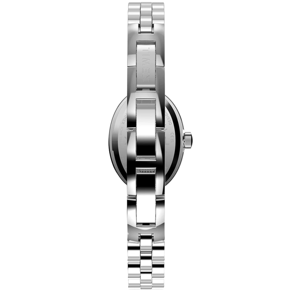 Timex Trend Cavatina 19mm Silver Dial Steel Ladies Quartz Watch TW2Y90000