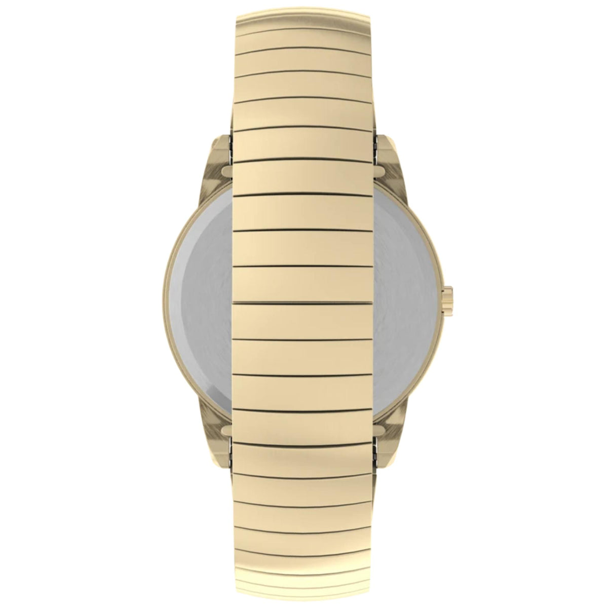 Timex Easy Reader 35mm White Dial Yellow Gold-Tone Steel Mens Quartz Watch T2H301