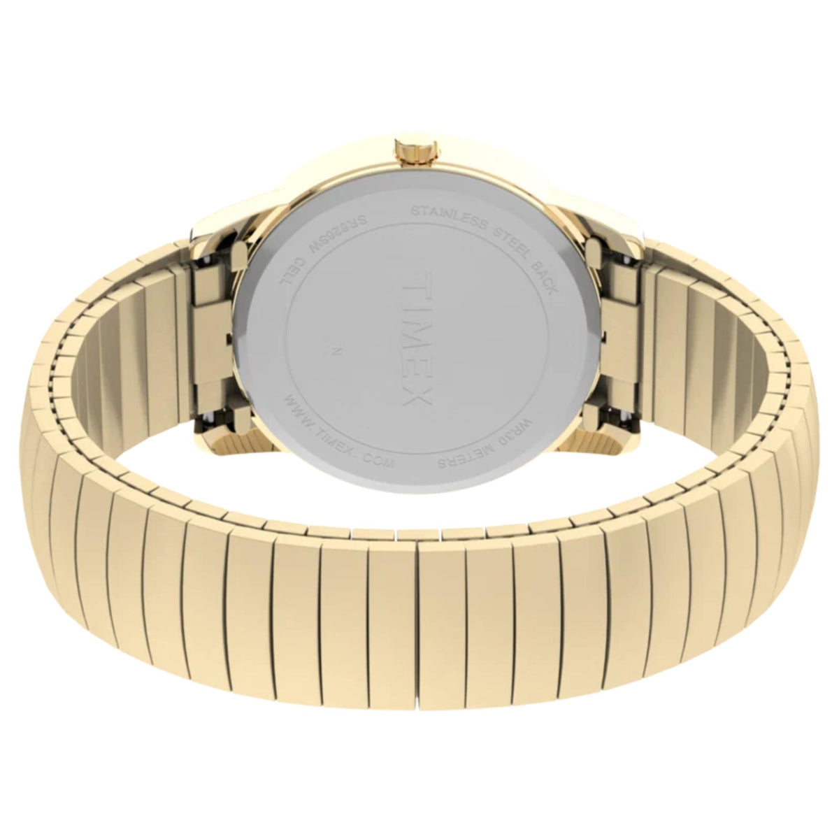 Timex Easy Reader 35mm White Dial Yellow Gold-Tone Steel Mens Quartz Watch T2H301