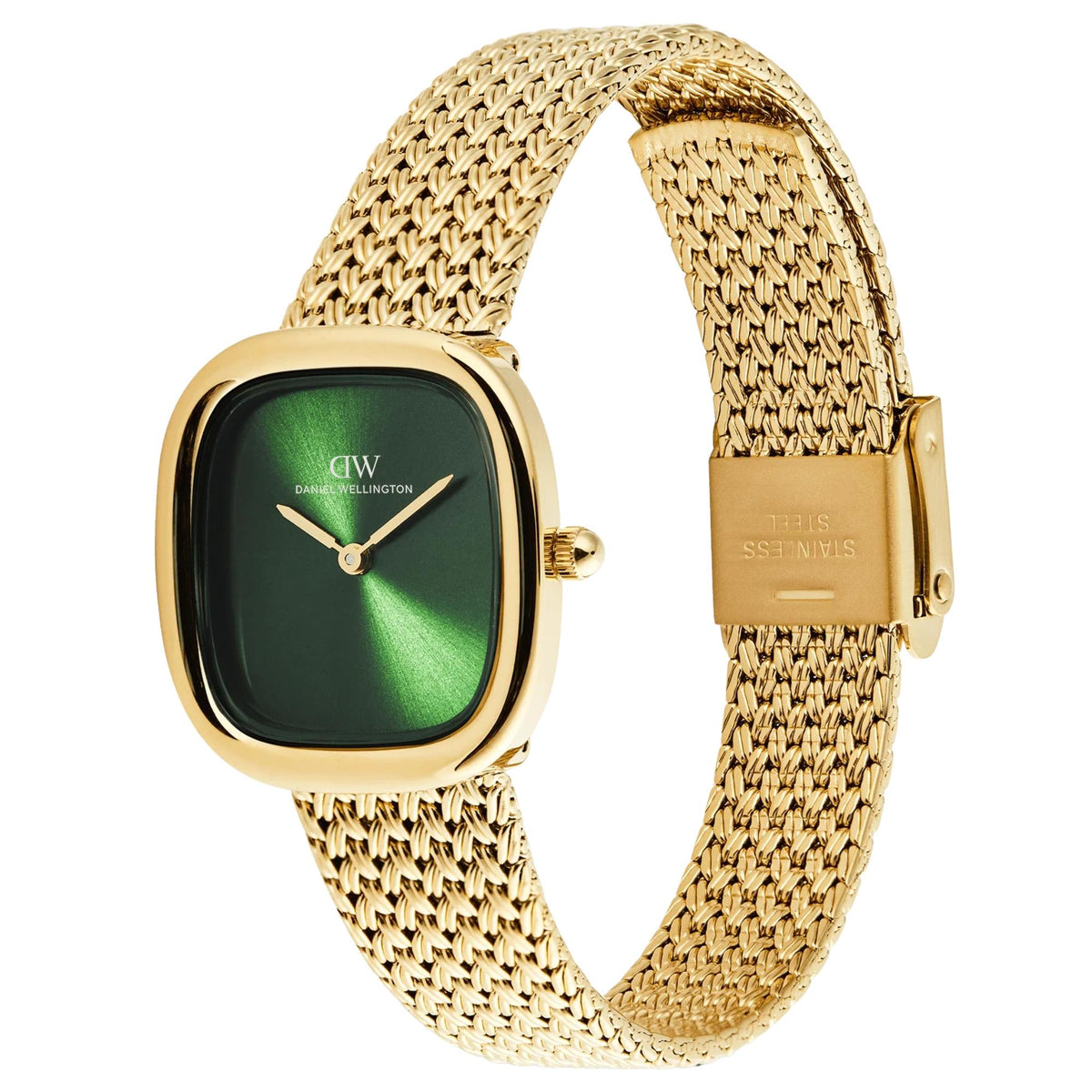 Daniel Wellington Margot 24mm Green Dial Yellow Gold-Tone Steel Ladies Quartz Watch DW00100967