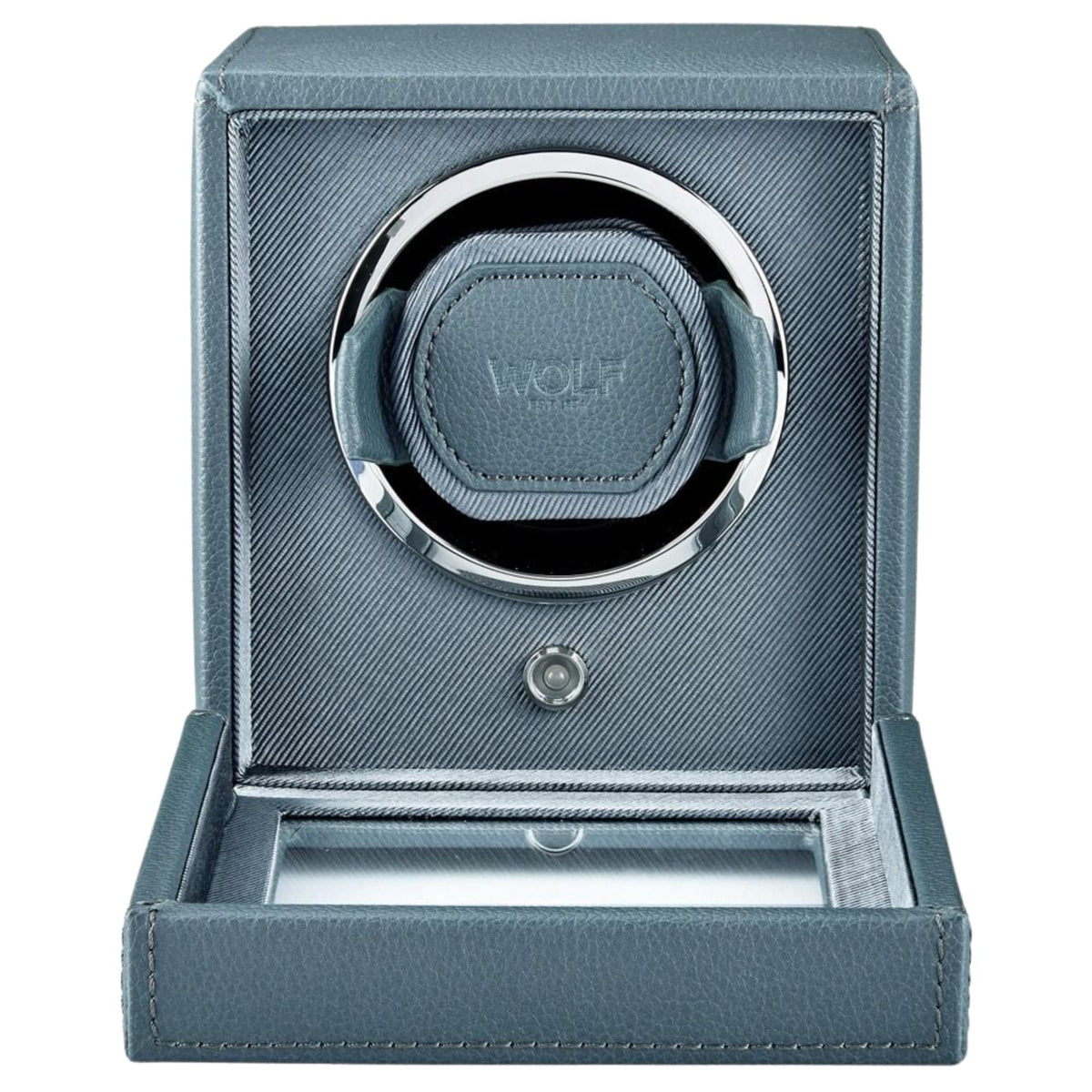 WOLF Cub Future Grey Single Watch Winder with Cover 461165