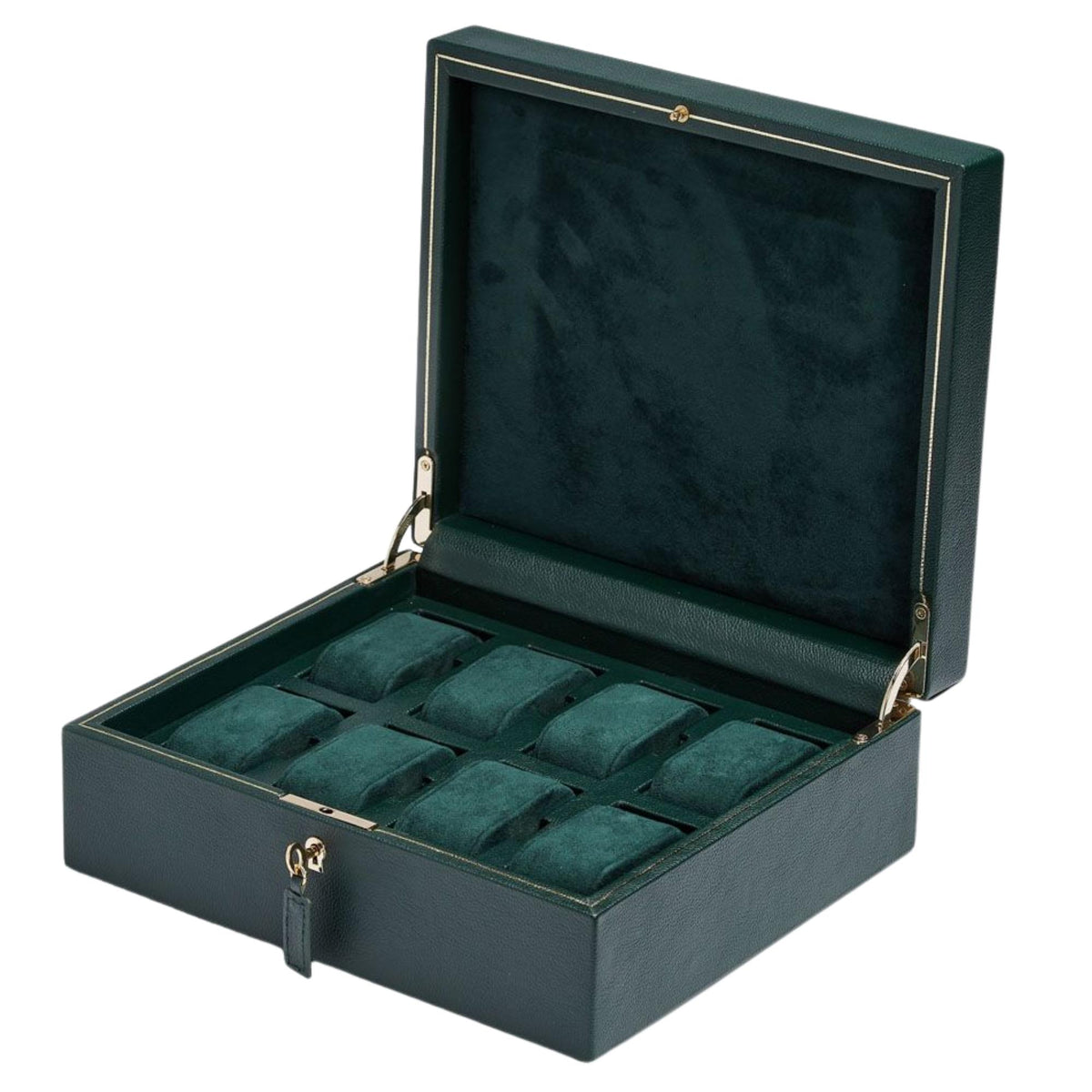 WOLF British Racing Green 8 Piece Watch Box 792641