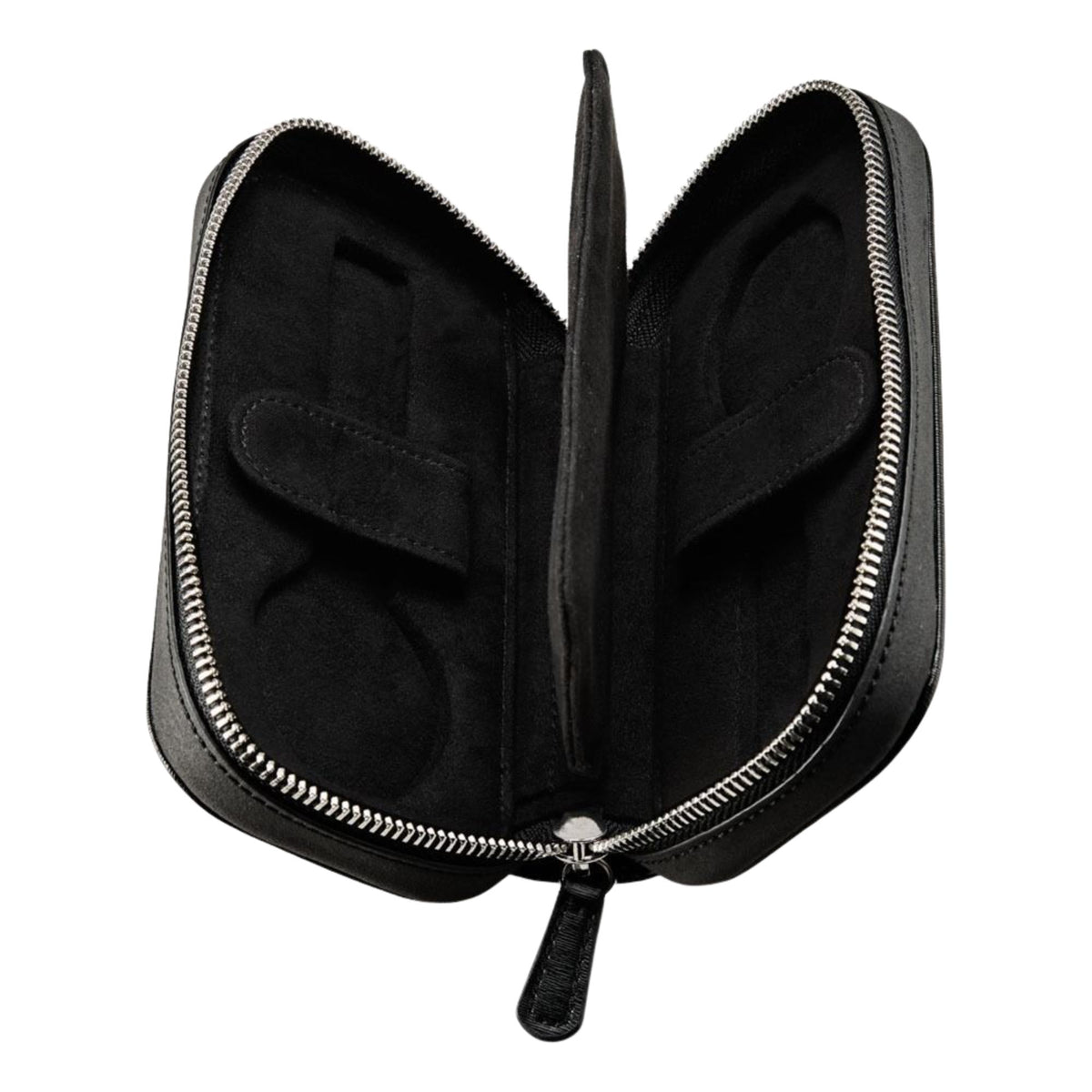 WOLF Philipp Black 2 Piece Watch Zip Case 190205