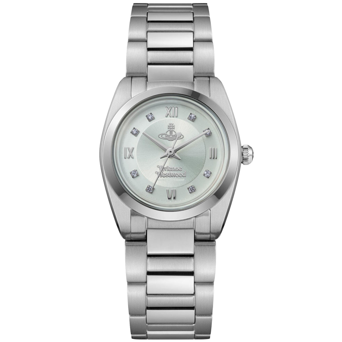 Vivienne Westwood The Tavistock 28mm Green Dial Steel Ladies Quartz Watch VV356PGRSL