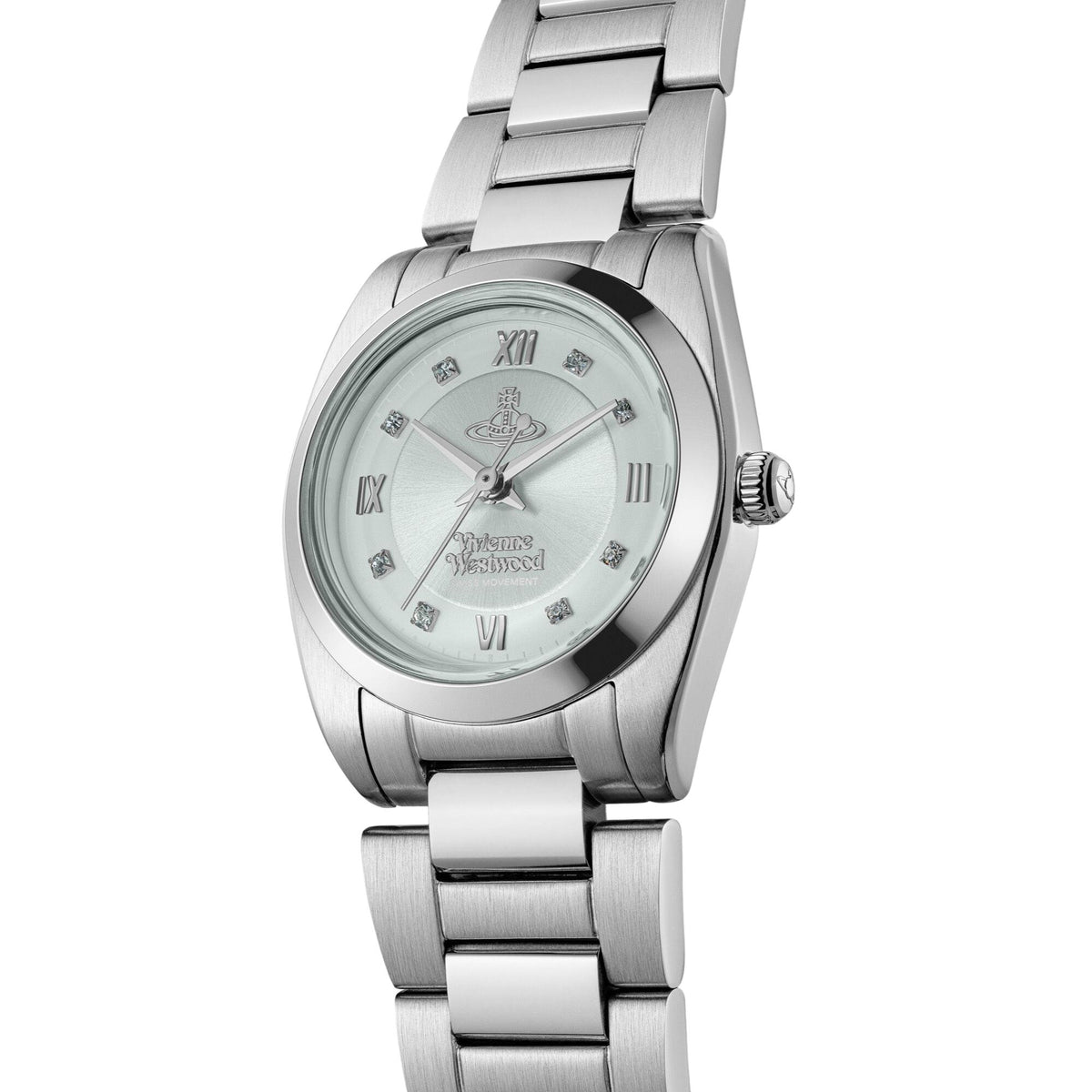 Vivienne Westwood The Tavistock 28mm Green Dial Steel Ladies Quartz Watch VV356PGRSL