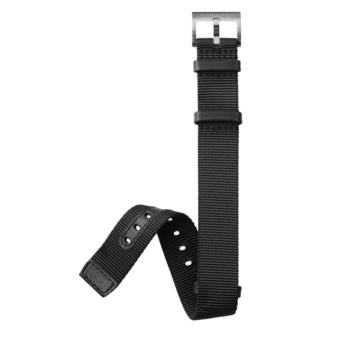Hamilton Khaki Field 18mm Black Textile NATO Strap H690000223