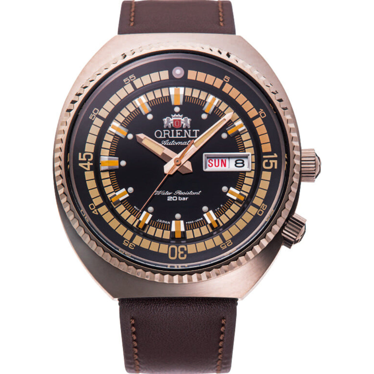 Orient Neo Classic Mechanical Black Dial Leather Strap Men's Watch RA-AA0E06B39B