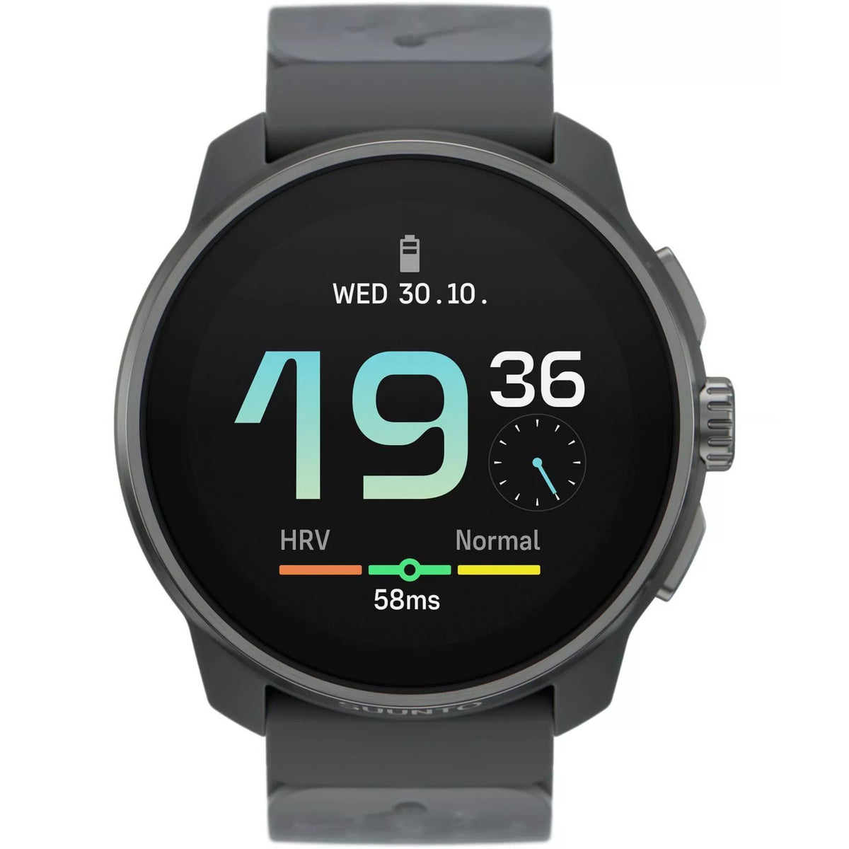 Front view of Suunto SS051104000 Race S digital smart fitness watch