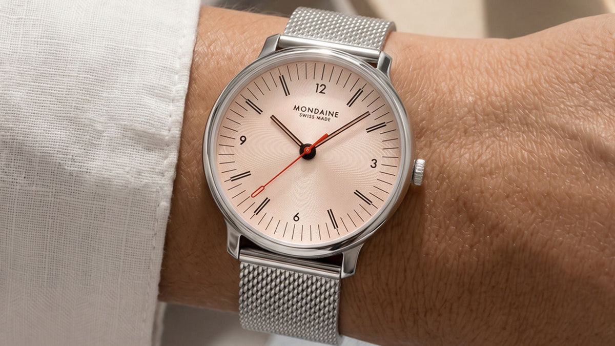 Mondaine Doppio Rose Gold: A Warmer Take on Mondaine’s Double-Line Design