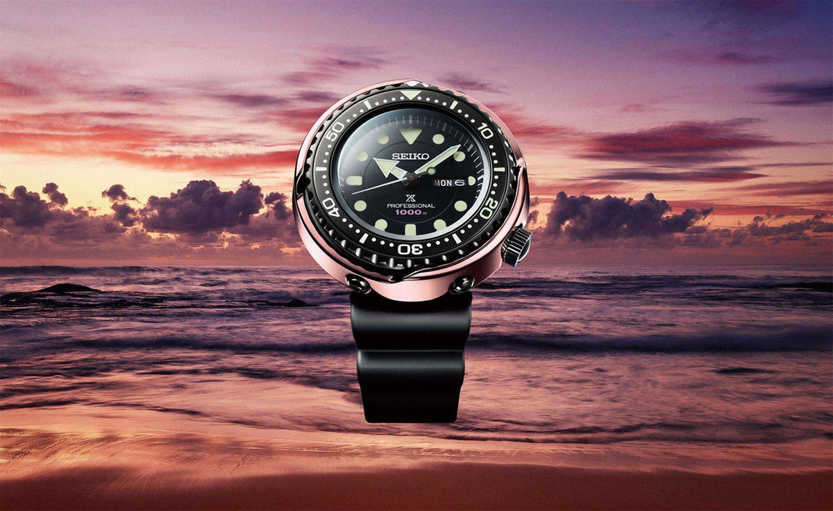 Seiko Limited Edition Prospex Sea S23627J1 watch front view 