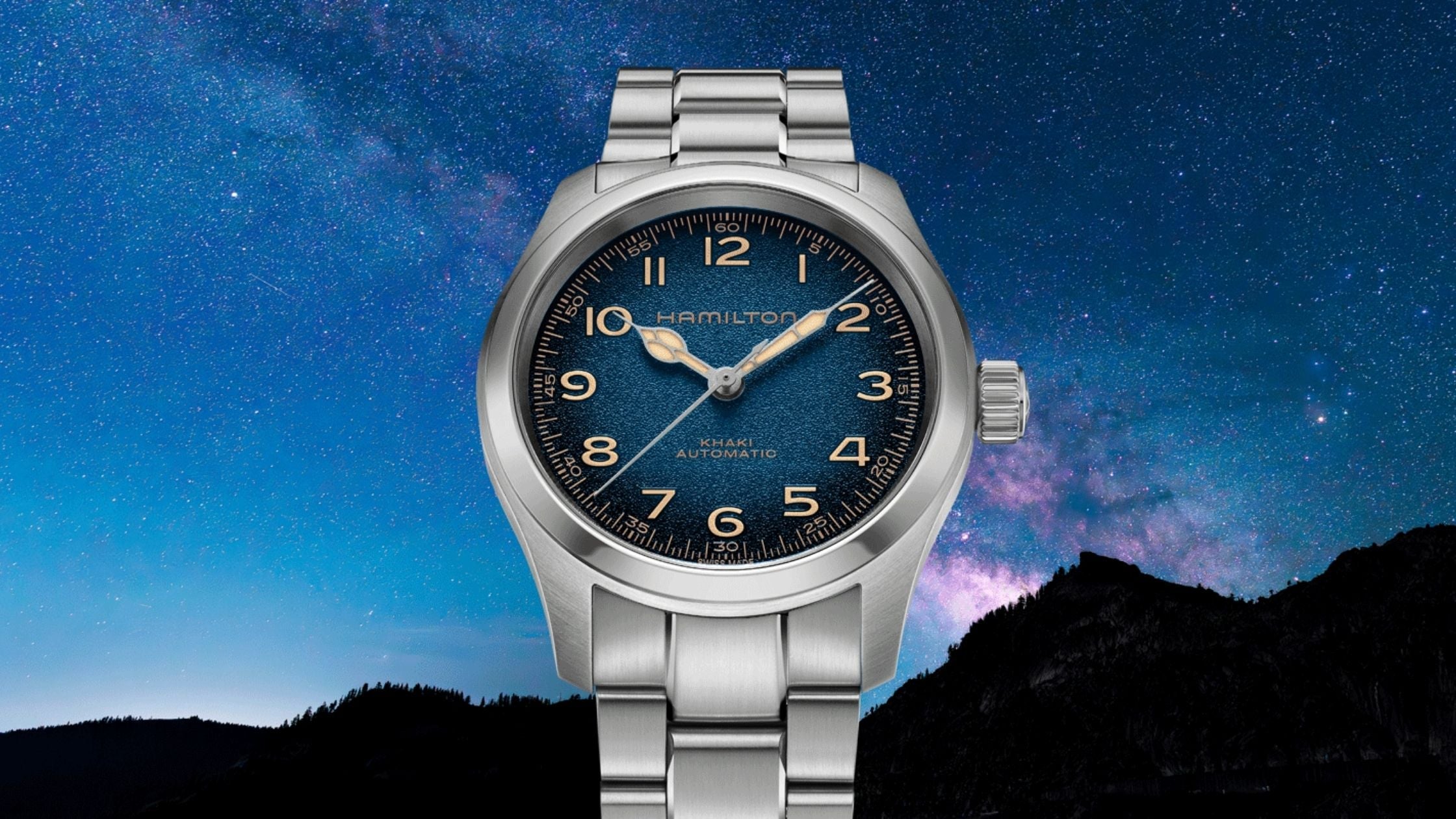 Hamilton Khaki Field Murph 38mm Blue | WatchNation