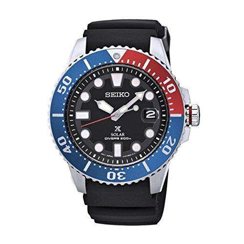 Seiko Prospex Solar Two-Tone Bezel Mens Divers Watch SNE43P1 - WatchNation
