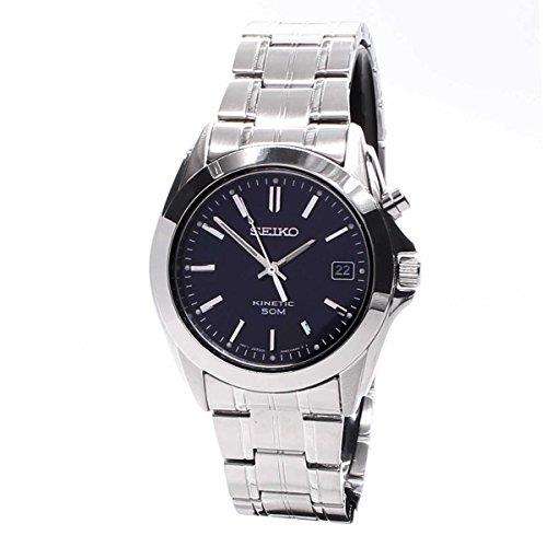 Seiko Kinetic Stainless Steel Blue Dial Men’s Watch SKA267P1 front view