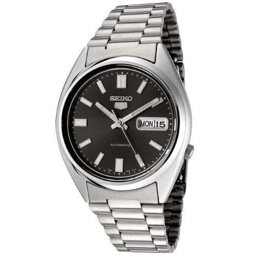 Seiko 5 Automatic Stainless Steel Black Dial Men’s Watch SNXS79K - WatchNation