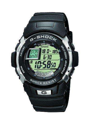 Casio G-Shock Black Silver Men's Alarm Chronograph Watch G-7700-1ER - WatchNation