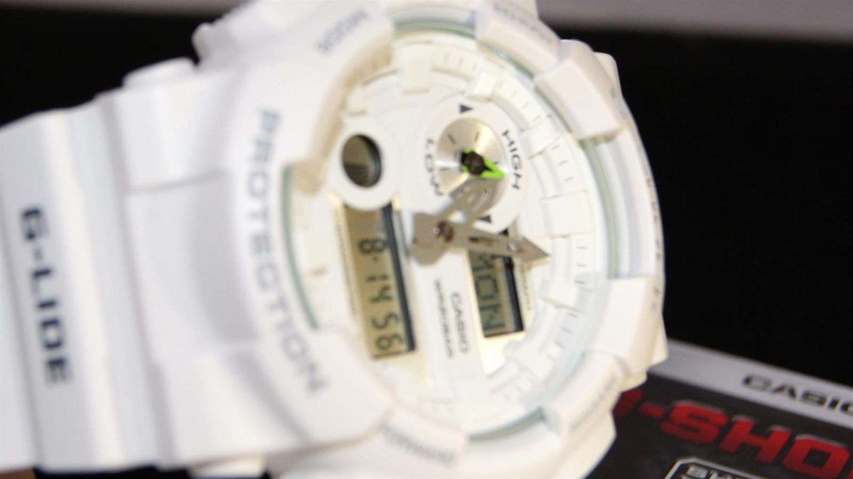 Casio G-Shock White Men's Alarm Chronograph GAX-100A-7AER - WatchNation
