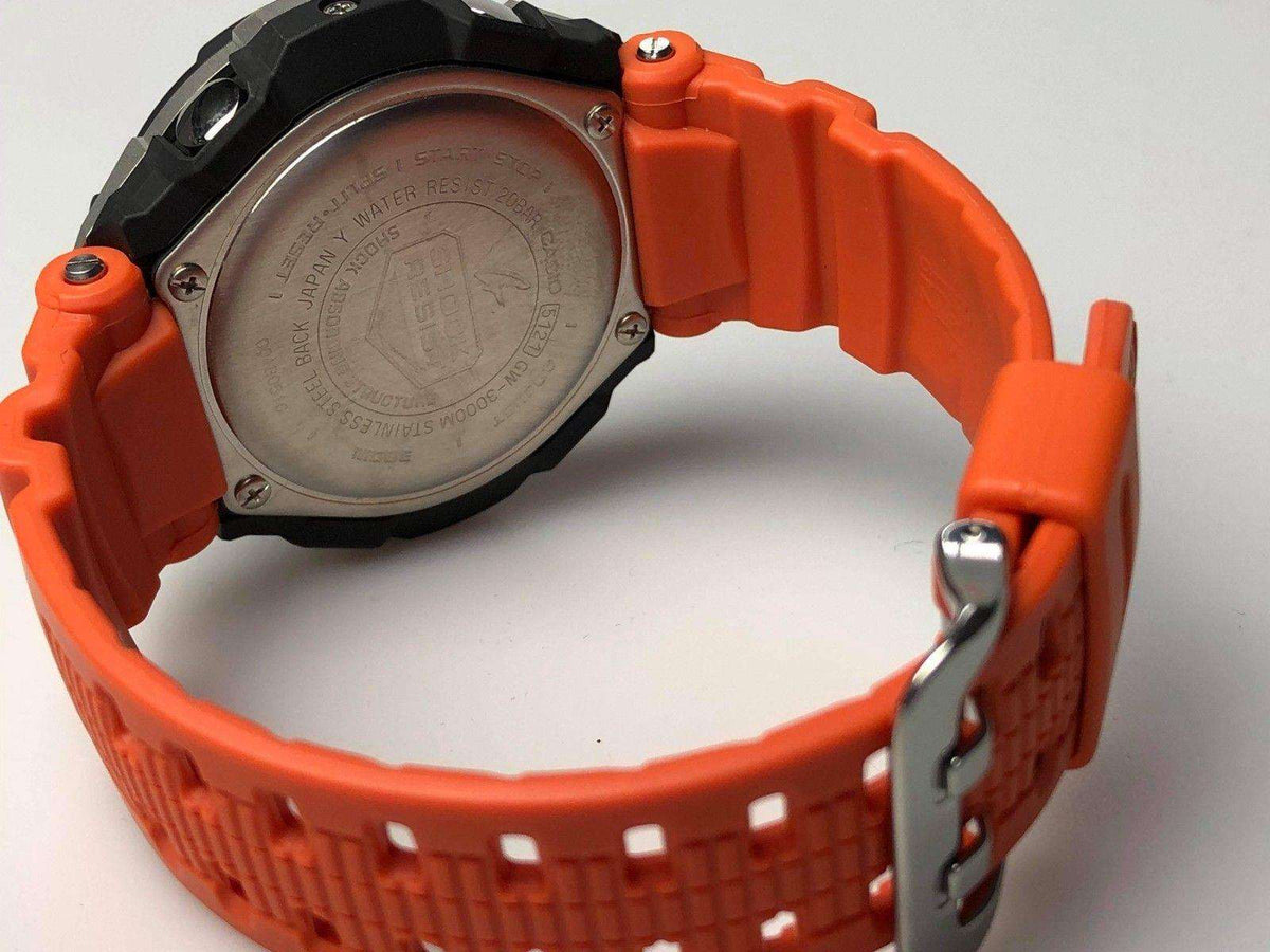 Casio G-Shock Master of G Gravitydefier Orange Strap Men’s Alarm Chronograph GW-3000M-4AER - WatchNation