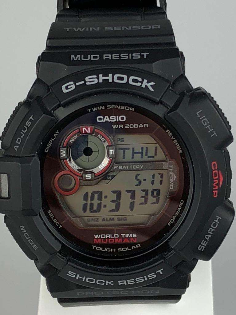 Casio G-Shock Master of G Mudman Men's Alarm Chronograph G-9300-1ER - WatchNation