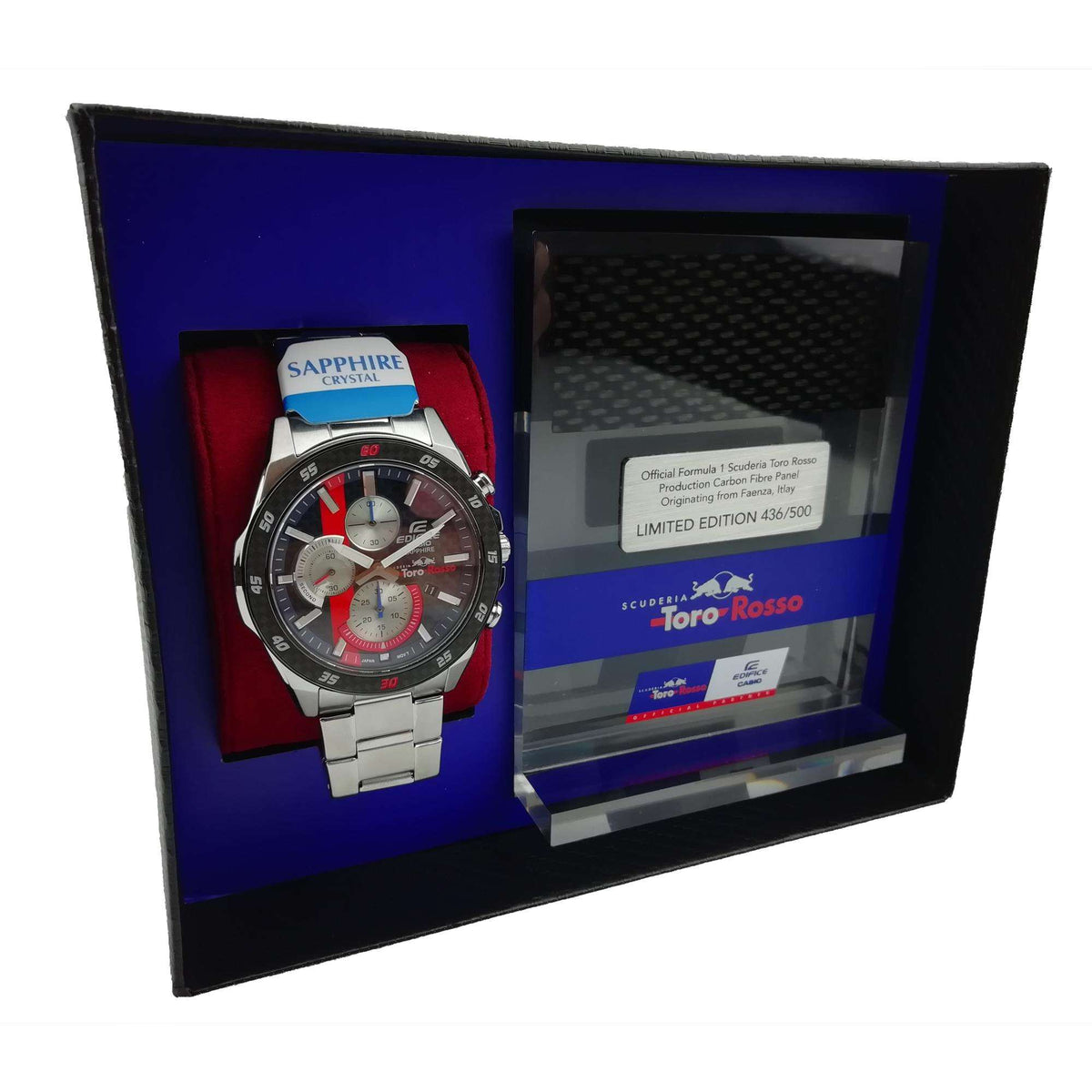 Casio Edifice Limited Edition Scuderia Toro Rosso Chronograph Quartz Men's Watch EFR-S567TRGWP-2AER