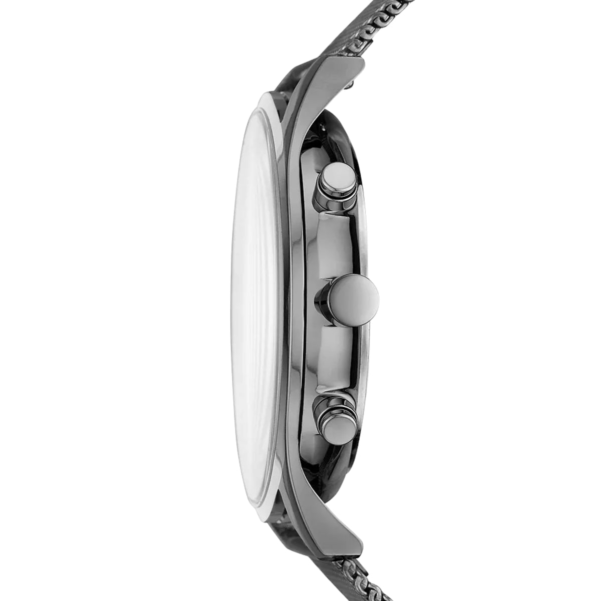 Orologio da uomo Skagen Holst cronografo con cinturino in maglia d'acciaio carbone e quadrante carbone SKW6608