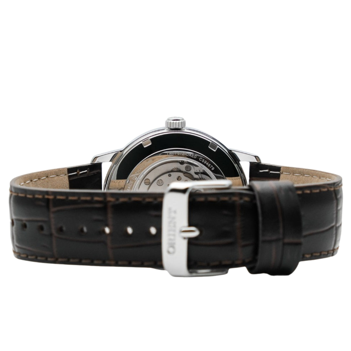 Orient Contemporary RA-AC0F13E30B leather strap and buckle