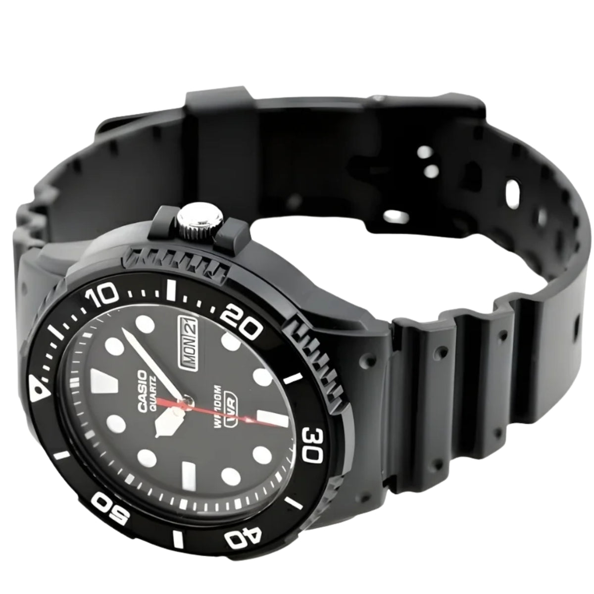 Casio Vintage Diver Black Dial Resin Strap Men's Watch MRW-230H-1E1VEF