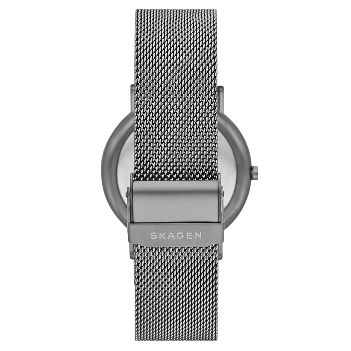 Skagen Signatur Graues Stahl-Mesh-Armband Graues Zifferblatt Herrenarmbanduhr SKW6577