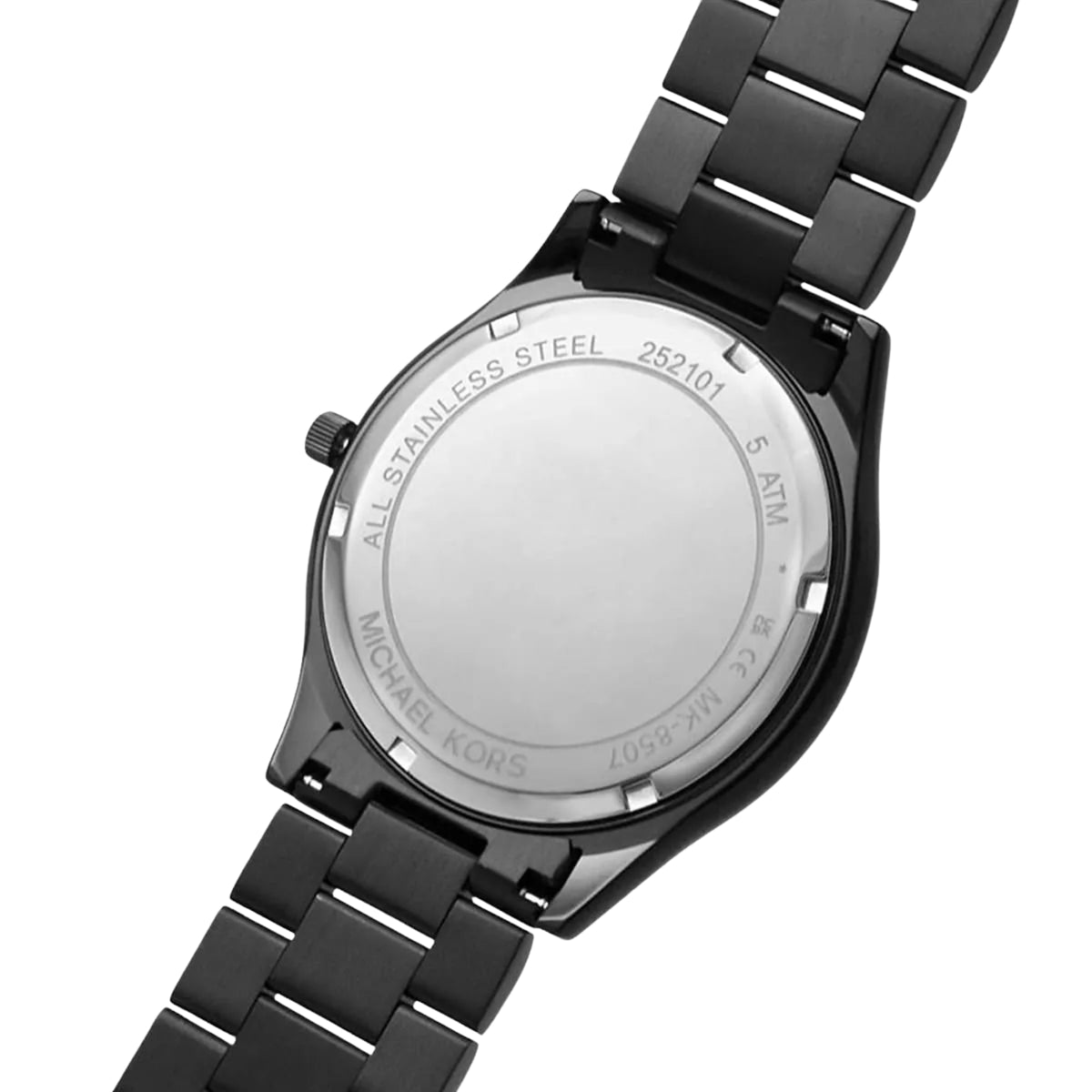 Reloj para mujer Michael Kors Slim Runway con esfera negra MK8507