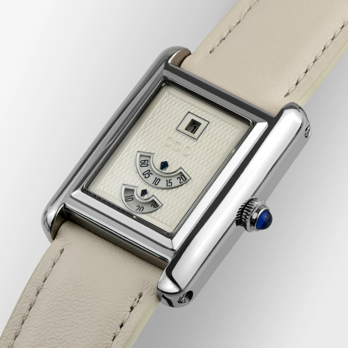 Out of Order Forma Venti Jump-Hour 30.5mm White Dial Leather Automatic Watch F20WG1C.316