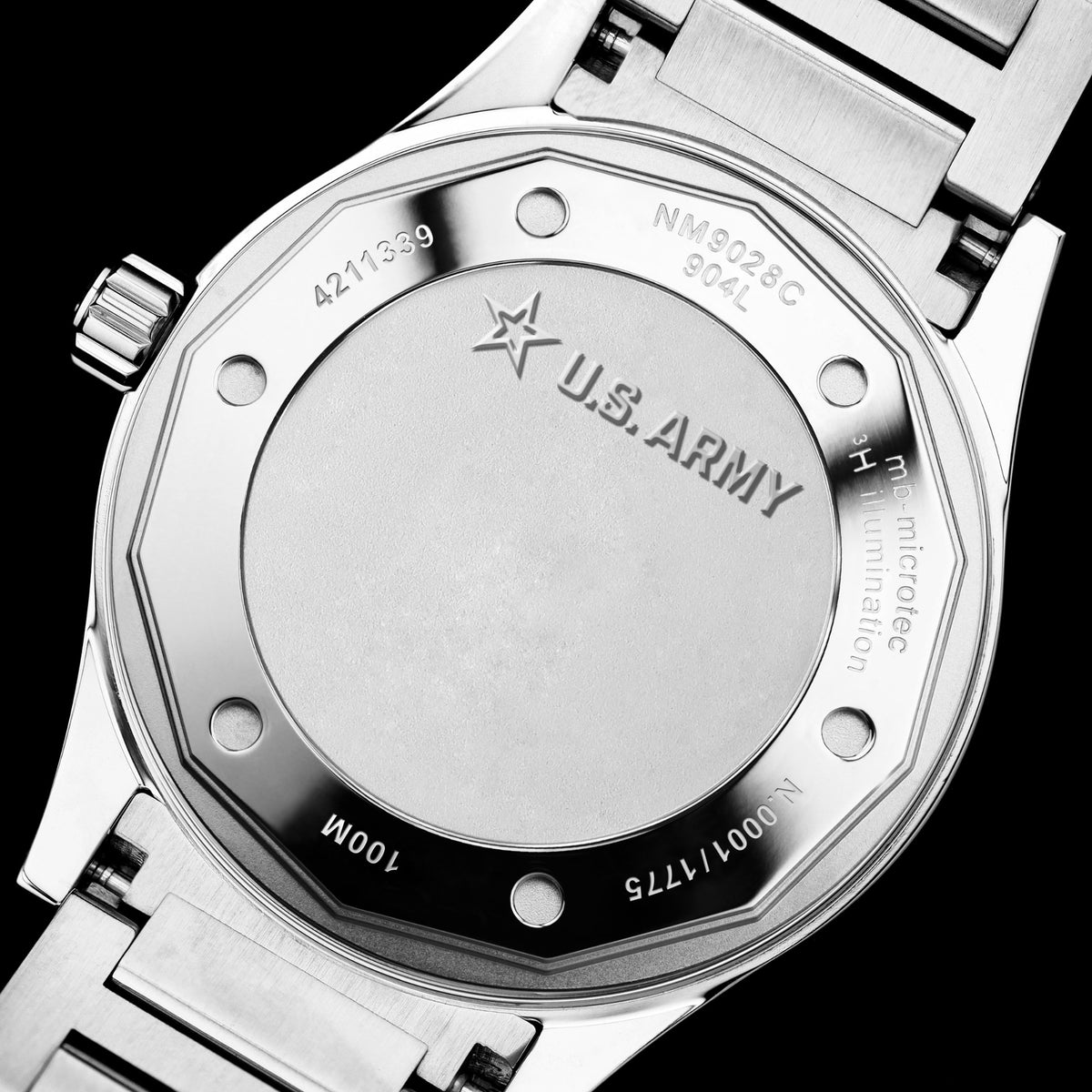 BALL Engineer III 'Army' 43mm Limited Edition Black Dial Steel Mens Automatic Watch NM9028C-S49C-BK