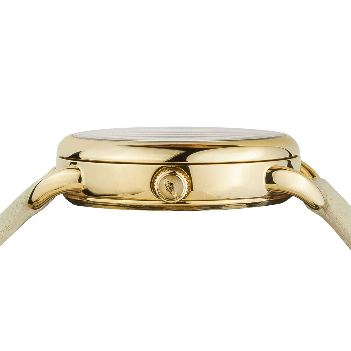 Vivienne Westwood Leadenhall Cream Gold Dial Ladies Watch VV163CMCM - WatchNation