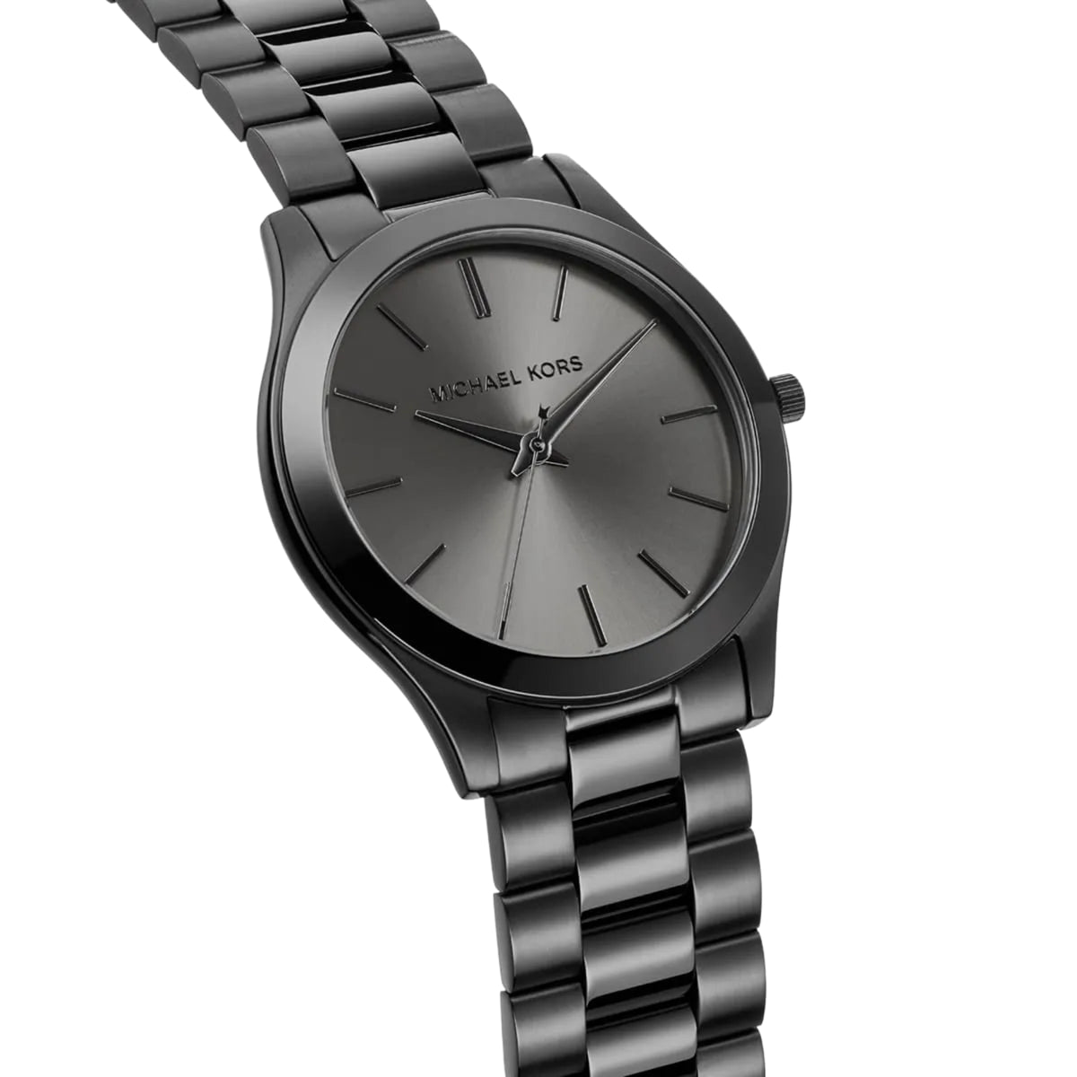 Michael Kors Slim Runway Schwarzes Zifferblatt Damen Uhr MK8507