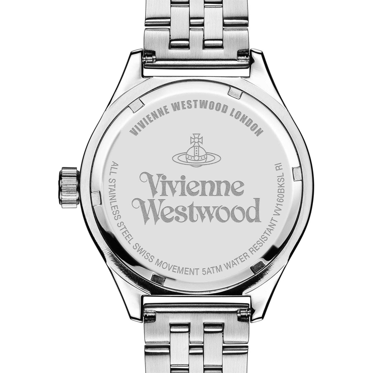 Vivienne Westwood Smithfield Stainless Steel Black Dial Men's Watch VV160BKSL - WatchNation