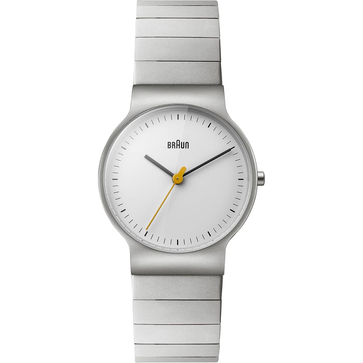 Braun Classic 32mm BN0211SLBTL white dial front view
