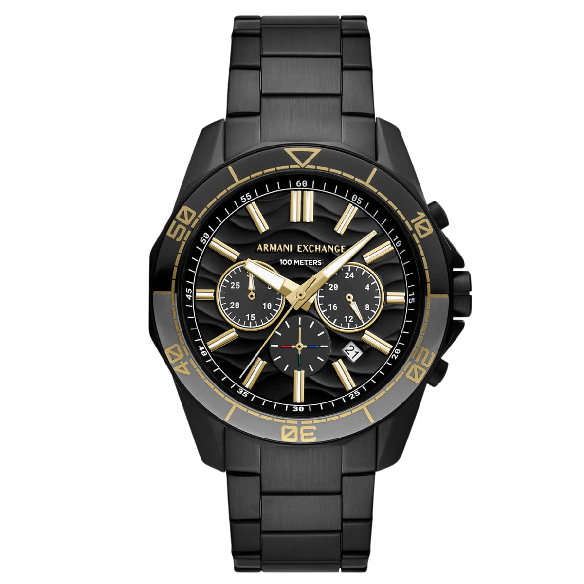 Armani Exchange Spencer black dial chronograph watch AX1963