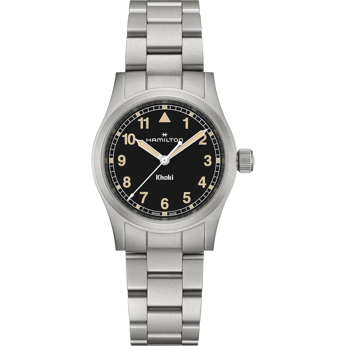 Hamilton Khaki Field 33mm Black Dial Ladies Quartz watch H69301131 front view