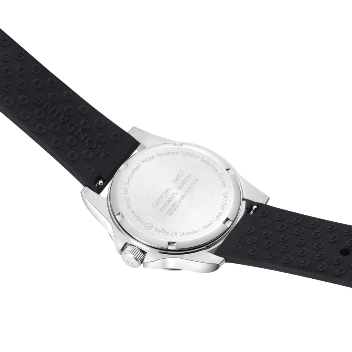 Mondaine Numeri Quartz Black Dial Men's Watch MSN.42120.RB