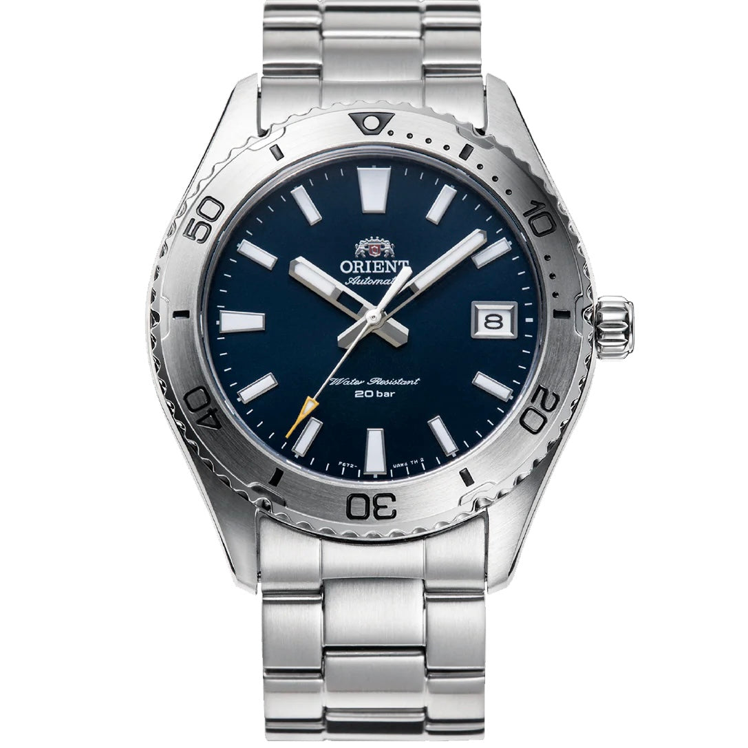 Orient Mako Automatic Sports Blue Dial Steel Strap