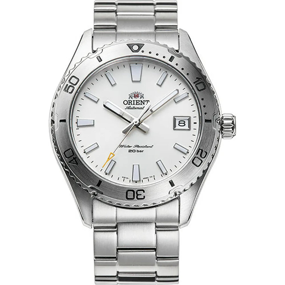 Orient Mako Automatic Sports White Dial Dive Watch RA-AC0Q03S30B