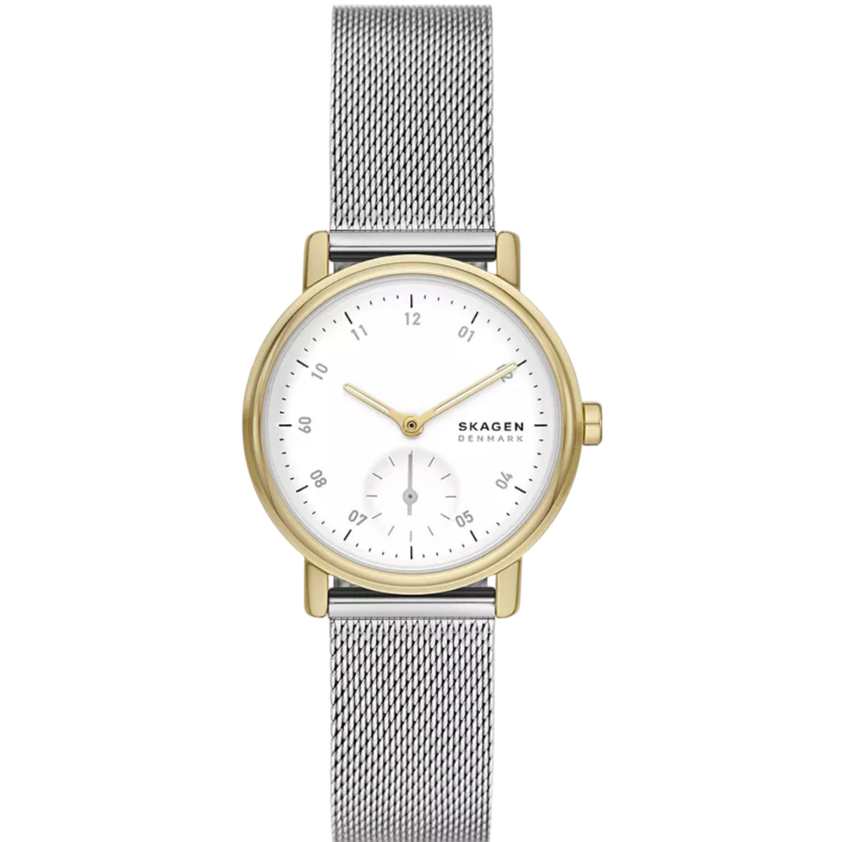 Skagen Kuppel Lille Sub-Second White Dial Women’s Watch SKW3101