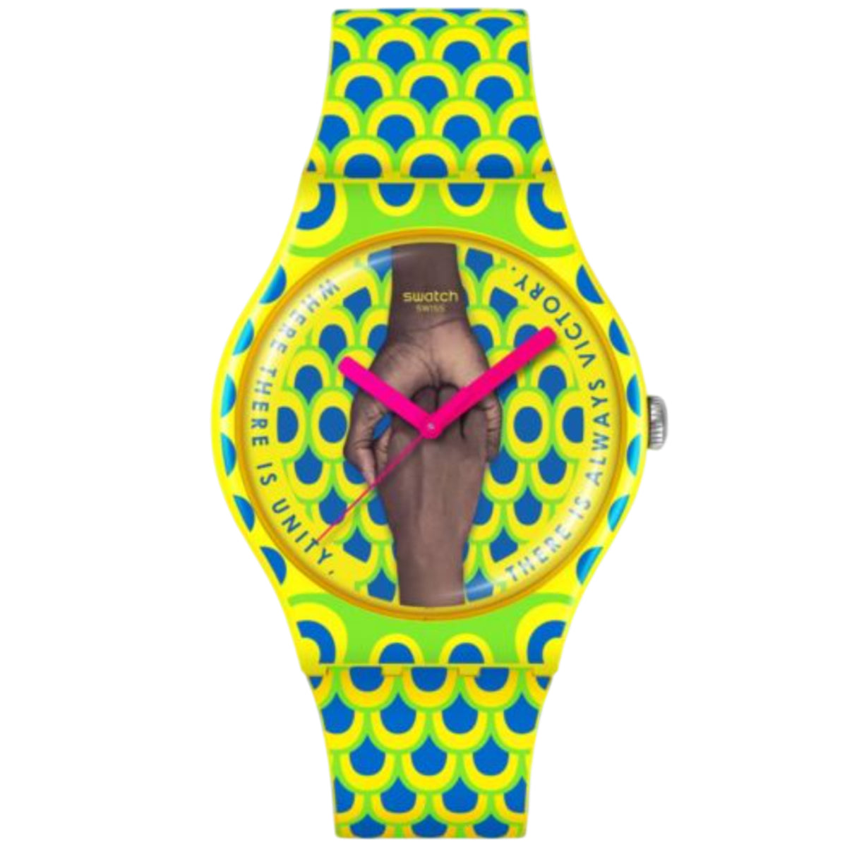 Swatch Unity Always Quartz Yellow Dial Unisex Watch SO29Z148