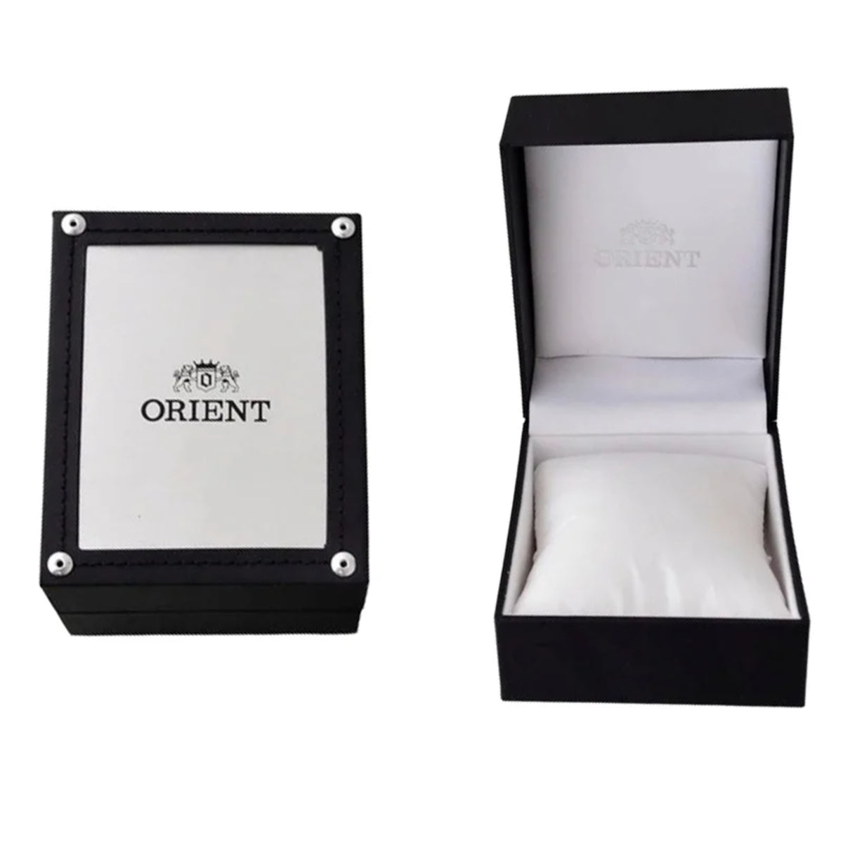 Orient brand presentation box and display cushion