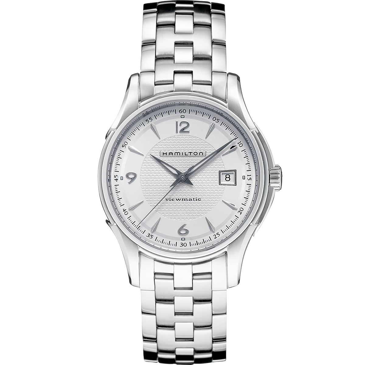 Hamilton Jazzmaster Viewmatic Automatic Silver Dial Steel Strap Men's Watch H32515155