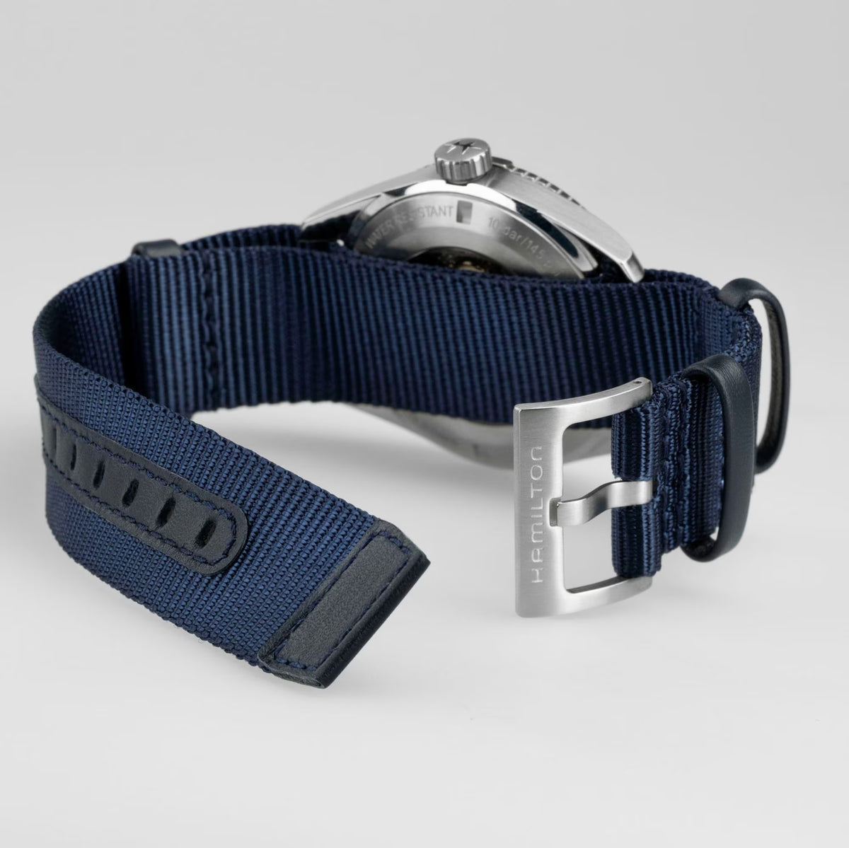 Hamilton H70315940 41mm blue NATO textile strap