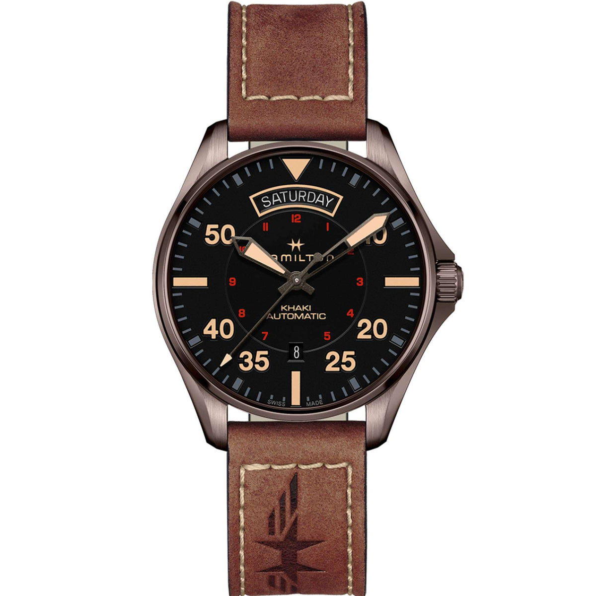Hamilton Khaki Pilot Aviation Automatic Mens Watch H64605531 42mm
