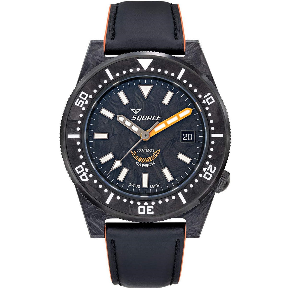 Squale T-183 Forged Carbon Automatic Men’s Watch T183AFCOR.RLOR
