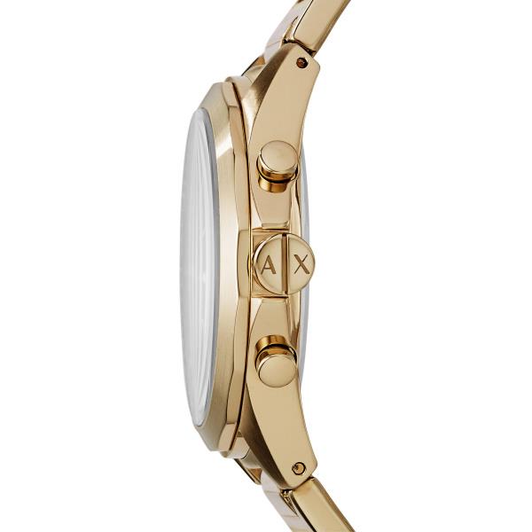 Armani Exchange men's chronograph watch, gold-tone steel case and bracelet